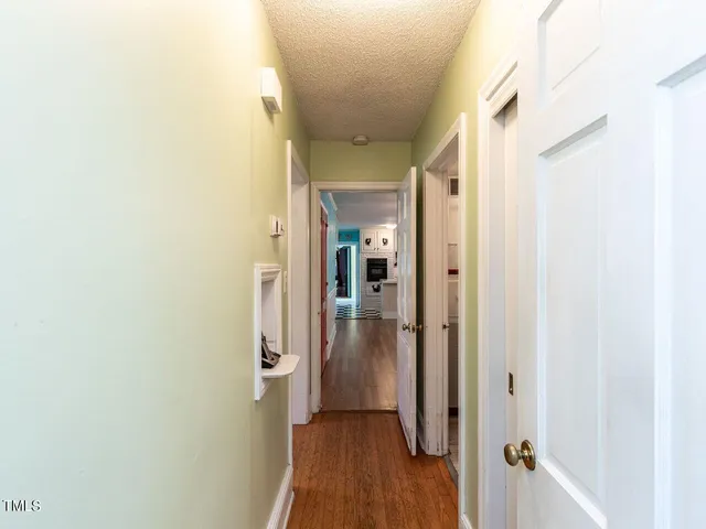 a view of a backyard with a garden