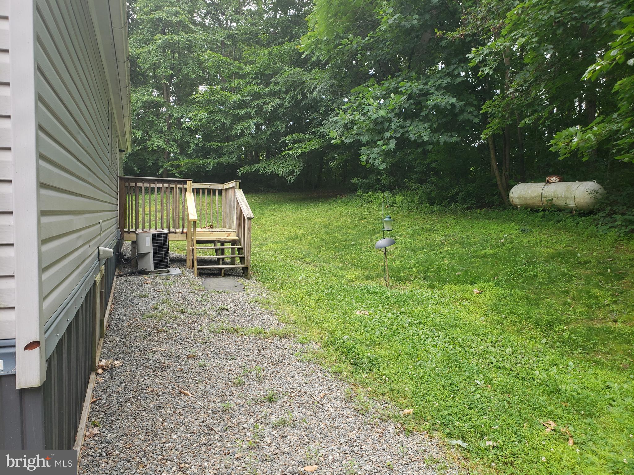 back of mobile home