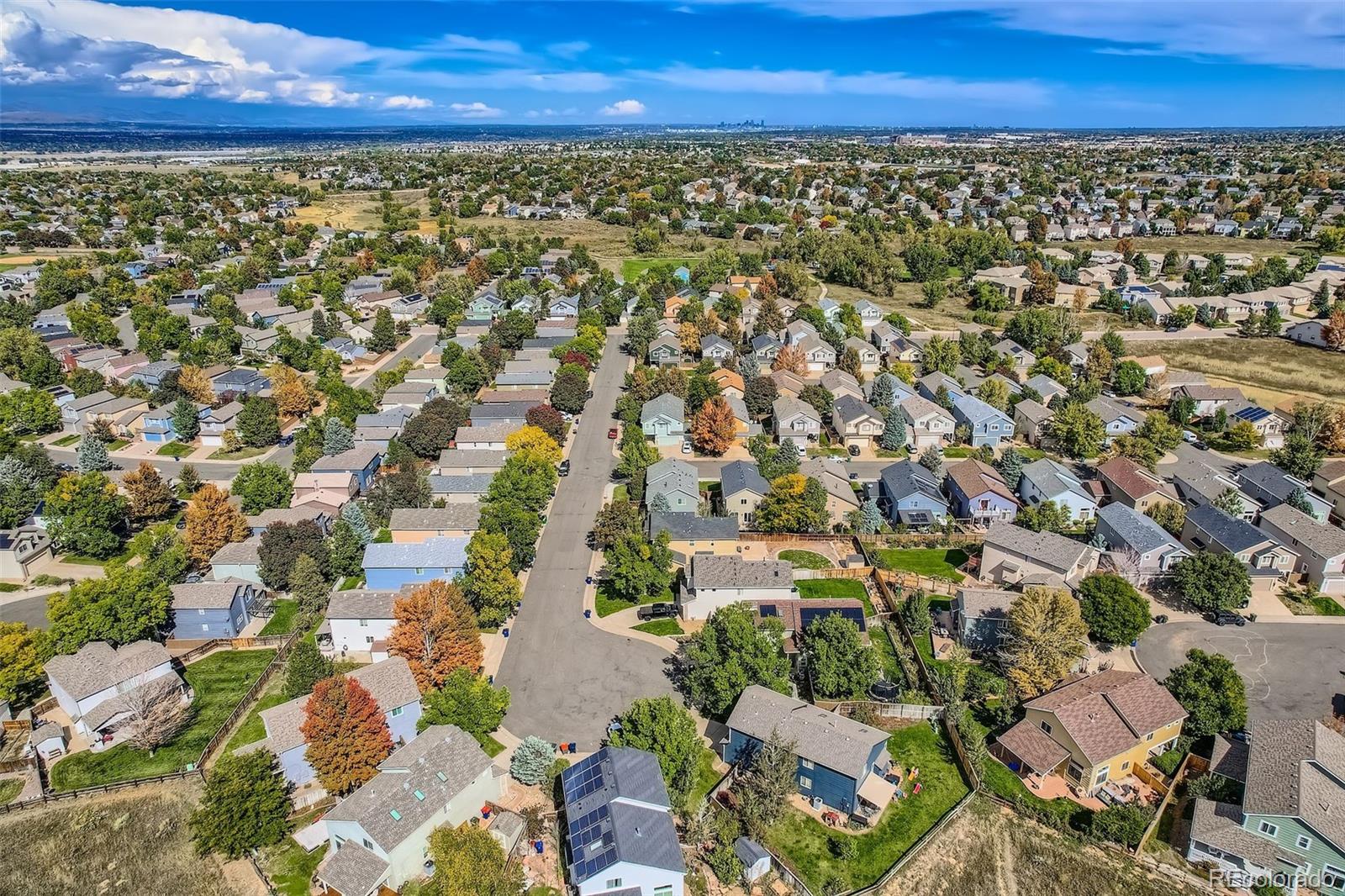 2266 West Ashwood Place Highlands Ranch, CO 80129 - Photo 37 of 48 an aerial view of a city
