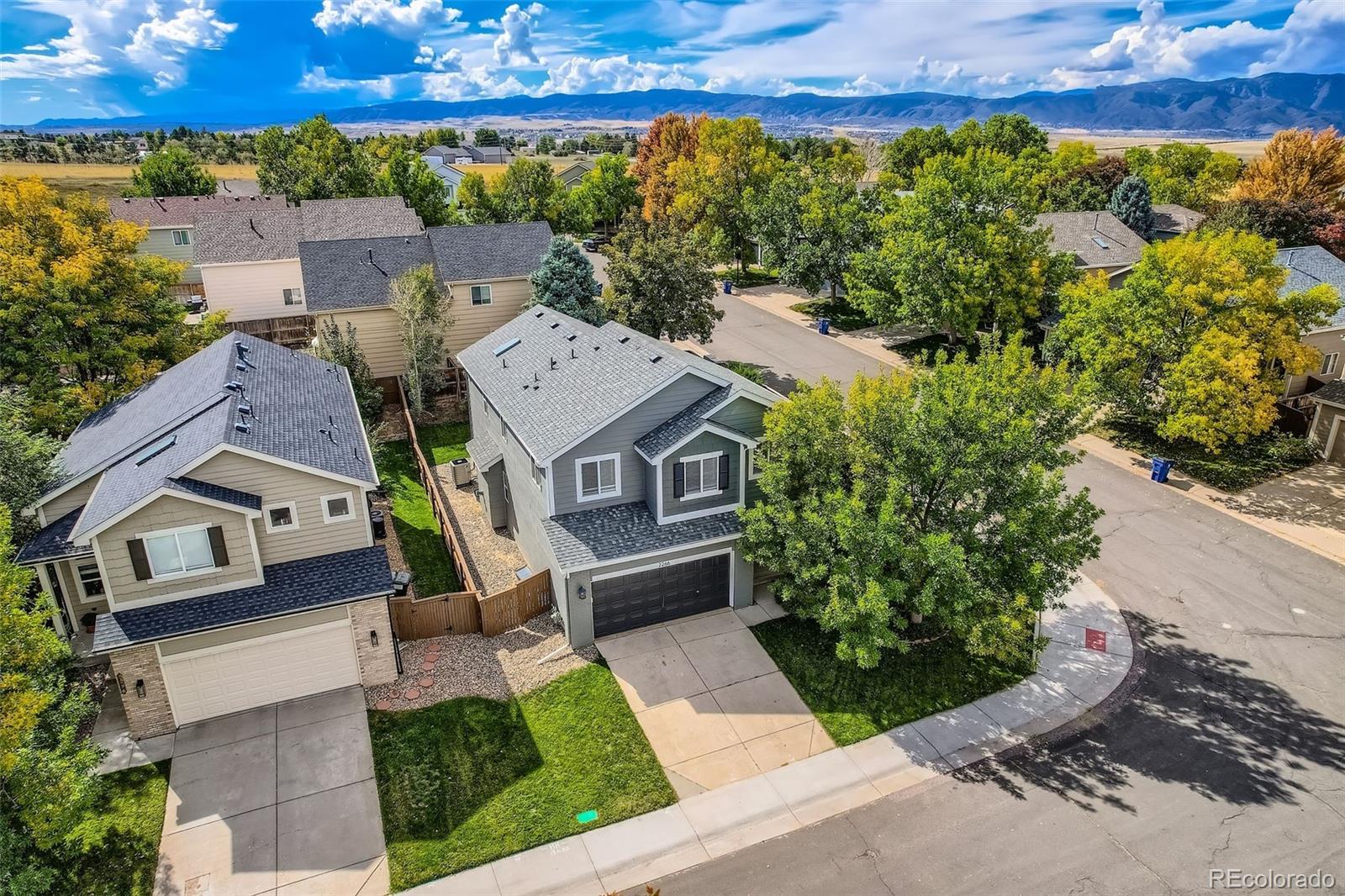 2266 West Ashwood Place Highlands Ranch, CO 80129 - Photo 4 of 48 an aerial view of a house with a garden