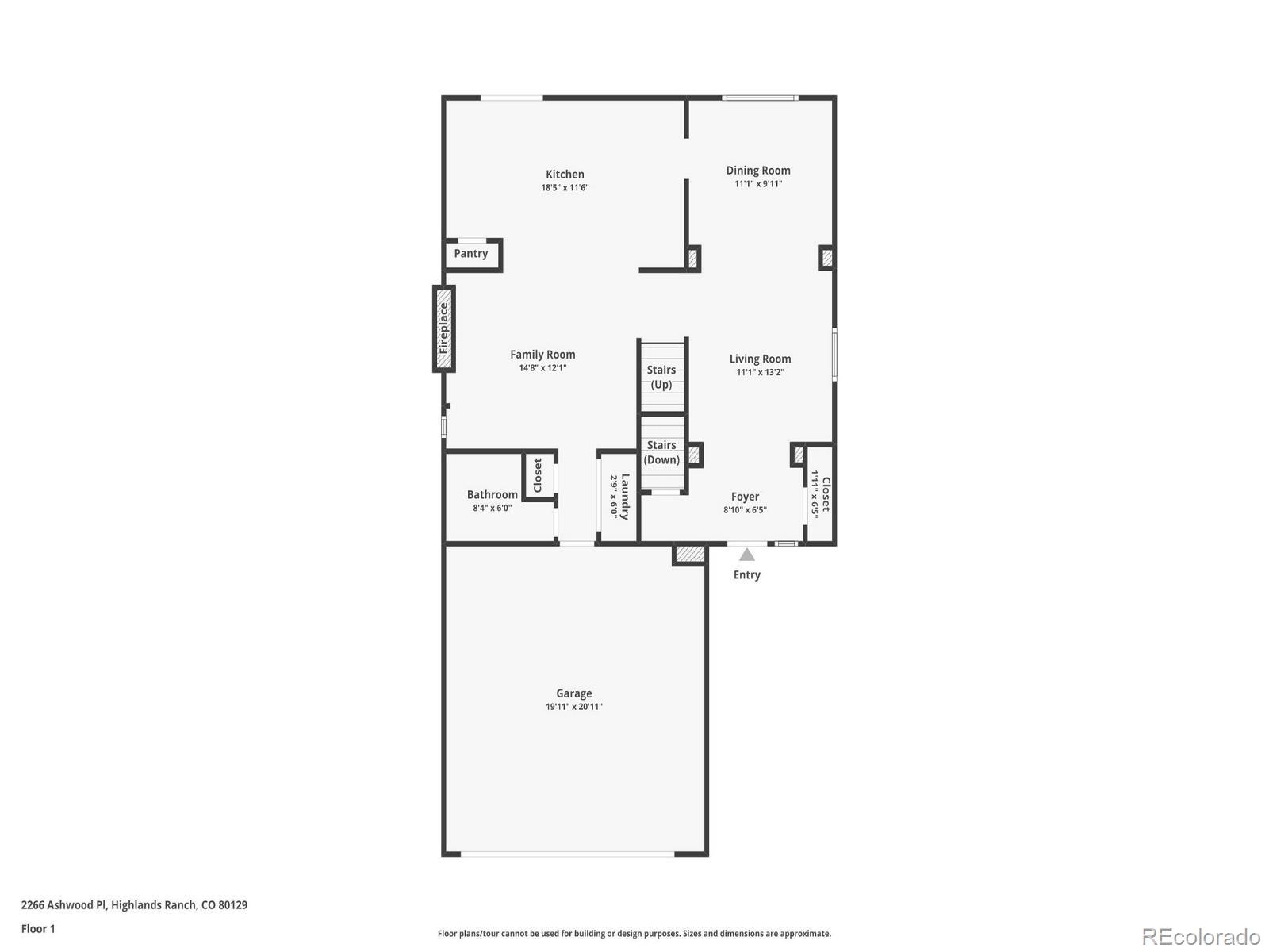 2266 West Ashwood Place Highlands Ranch, CO 80129 - Photo 46 of 48 a picture of floor plan