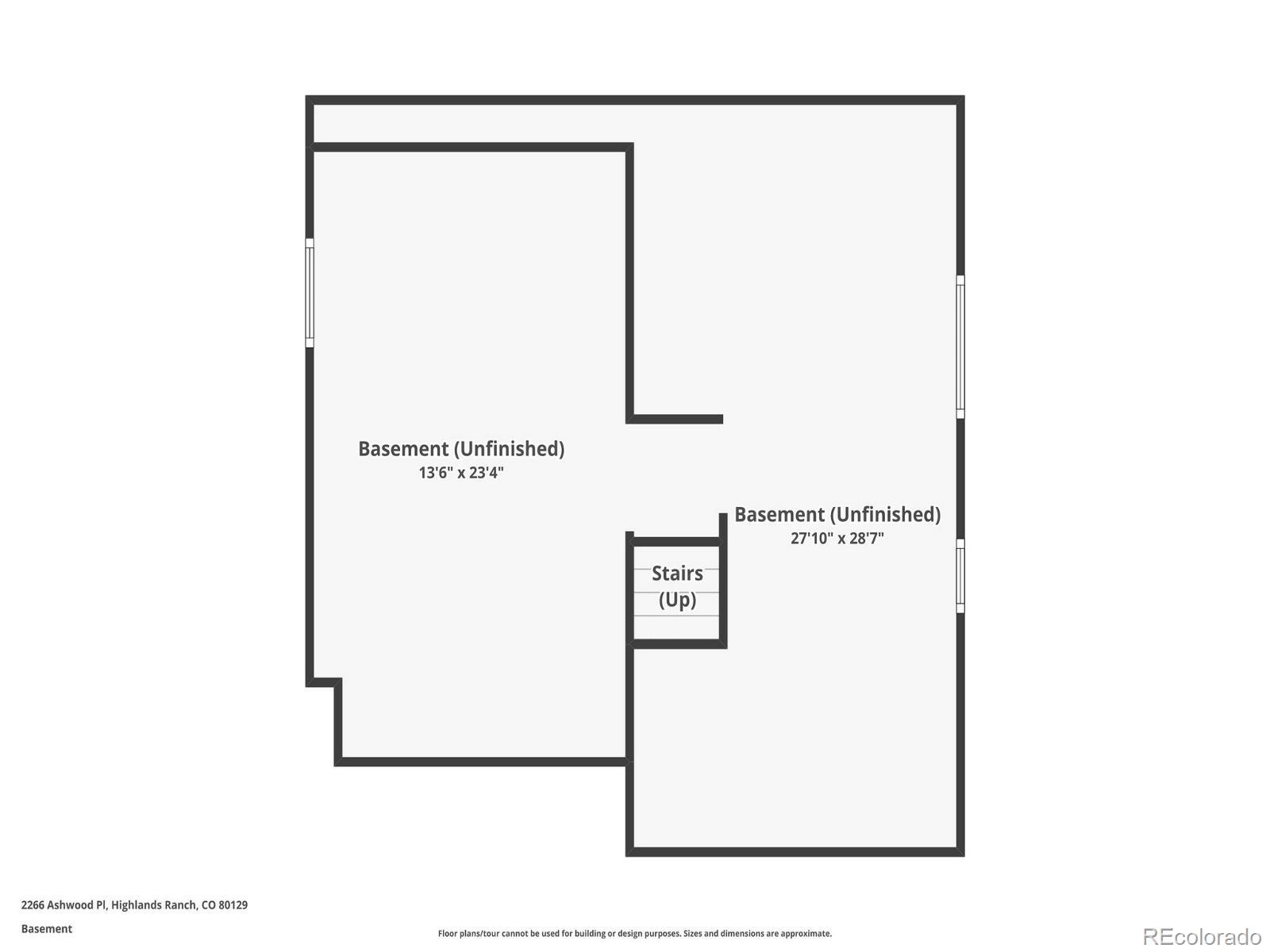2266 West Ashwood Place Highlands Ranch, CO 80129 - Photo 48 of 48 a picture of a floor plan