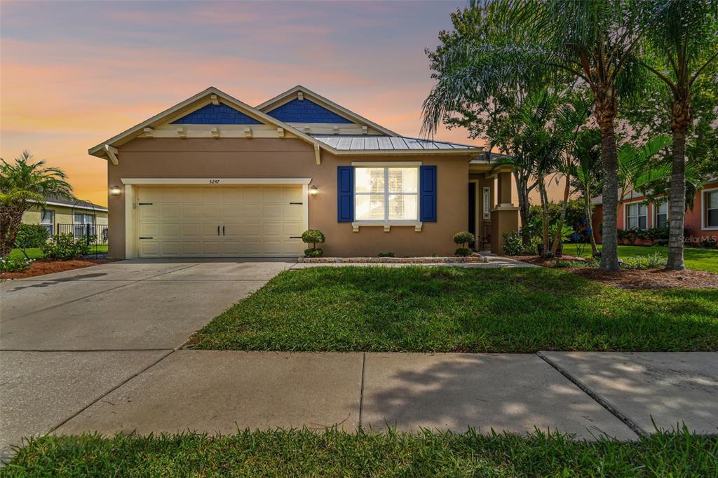 5247 Moon Shell Drive Apollo Beach, FL 33572 - Photo 1 of 1 Beautiful 3/2/2 + den, 1,940 SF with serene pond views & fenced backyard!