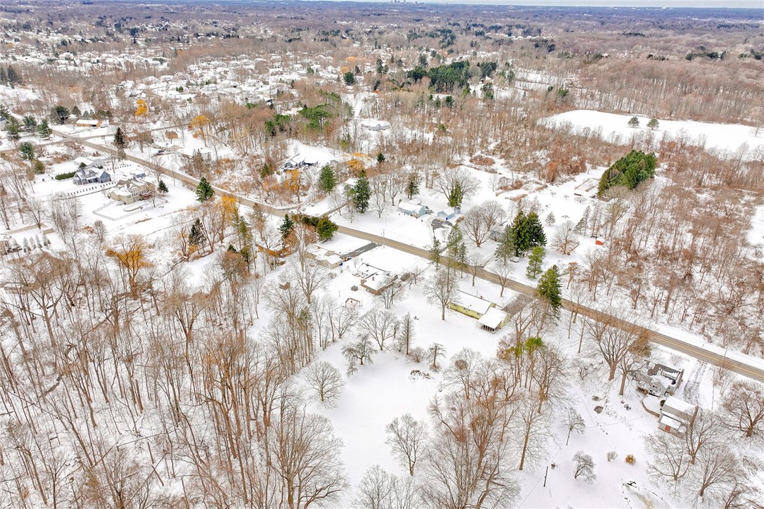 528 Whiting Road Webster, NY 14580 - Photo 44 of 50 AERIAL VIEW OF BACKYARD - VIEW EAST TO WEST