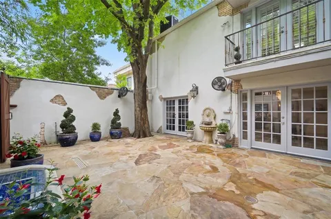 a view of a house with a patio