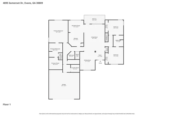 $365,000 | 4895 Somerset Drive, Evans, GA 30809