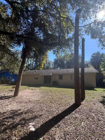 a view of a wooden fence