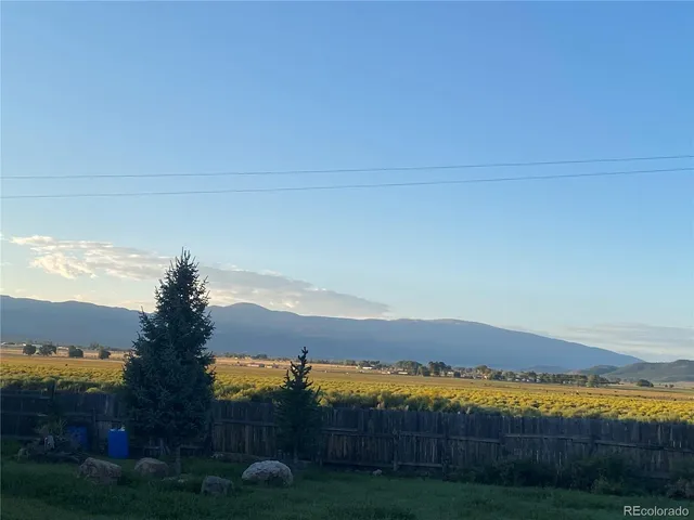 a view of a ocean with a garden