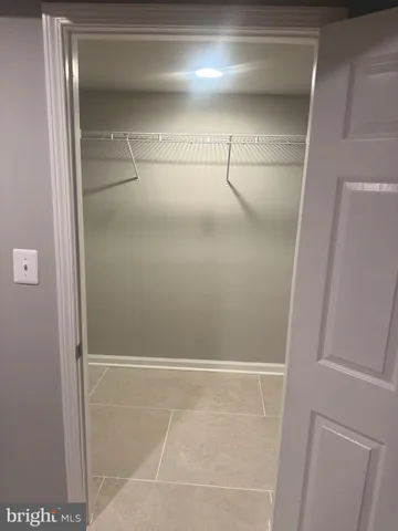 a view of a room with an empty space