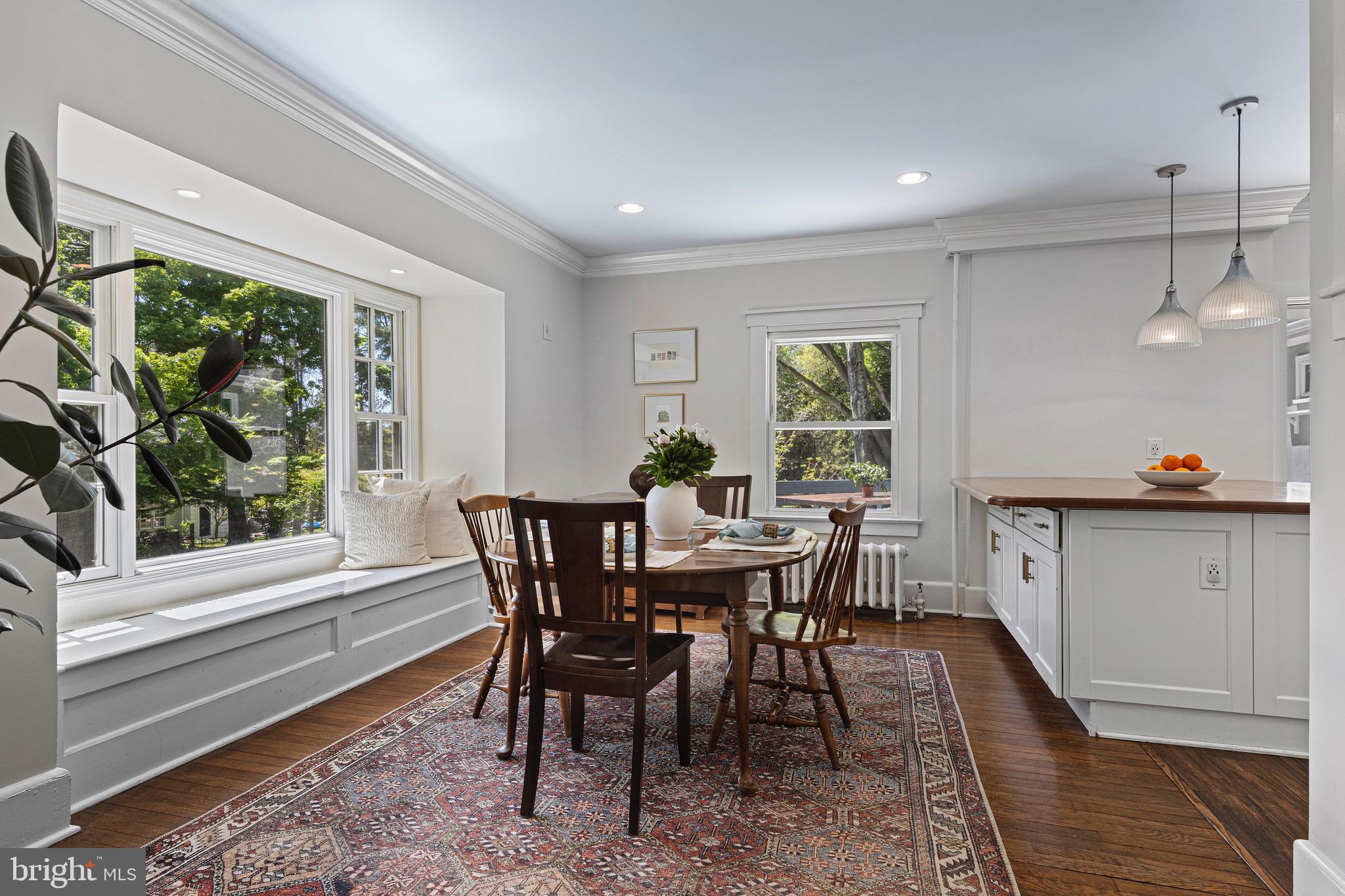 510 Riverview Road Swarthmore, PA 19081 - Photo 13 of 53 Dining Area with window seat