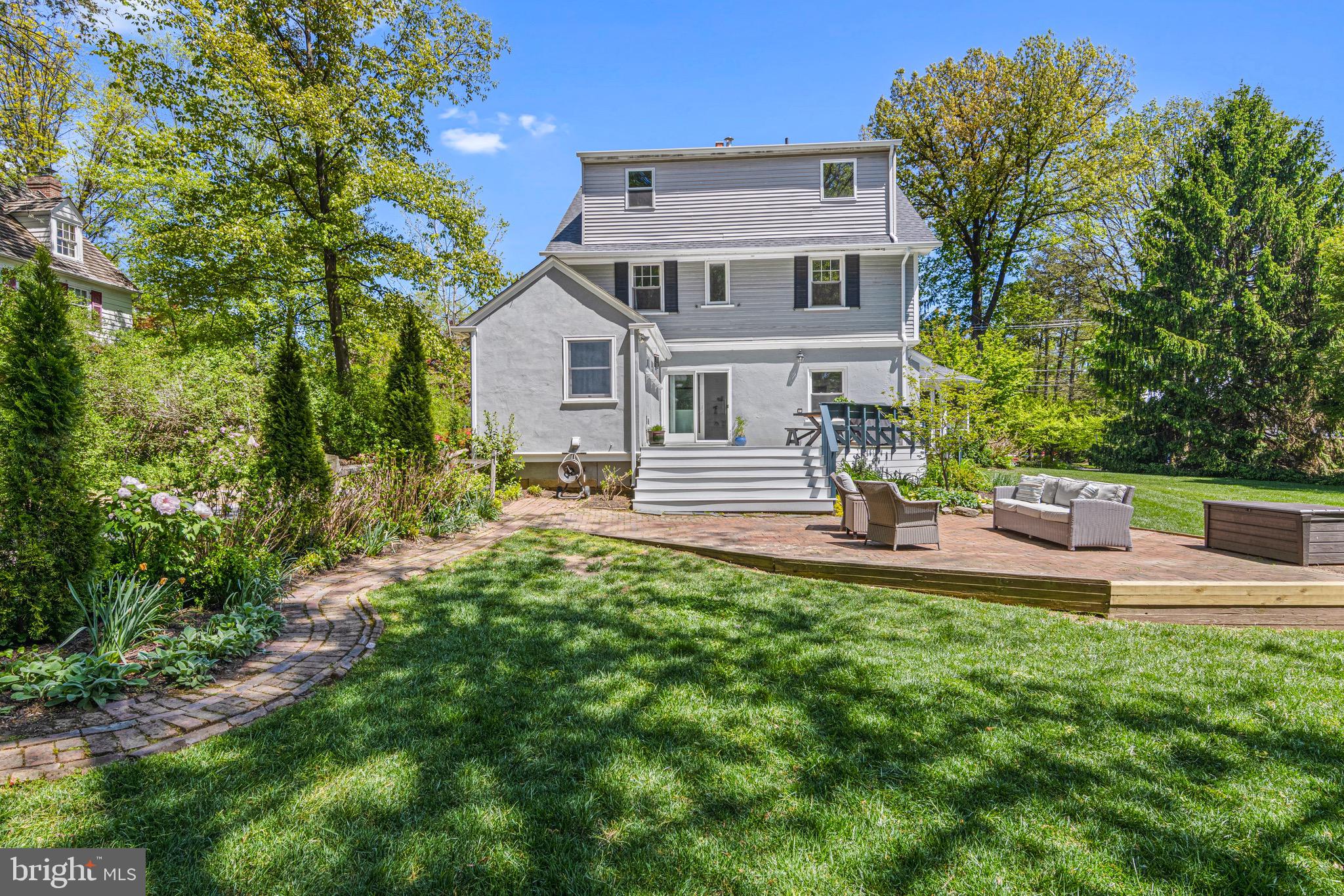 510 Riverview Road Swarthmore, PA 19081 - Photo 48 of 53 Fabulous outdoor patio and deck