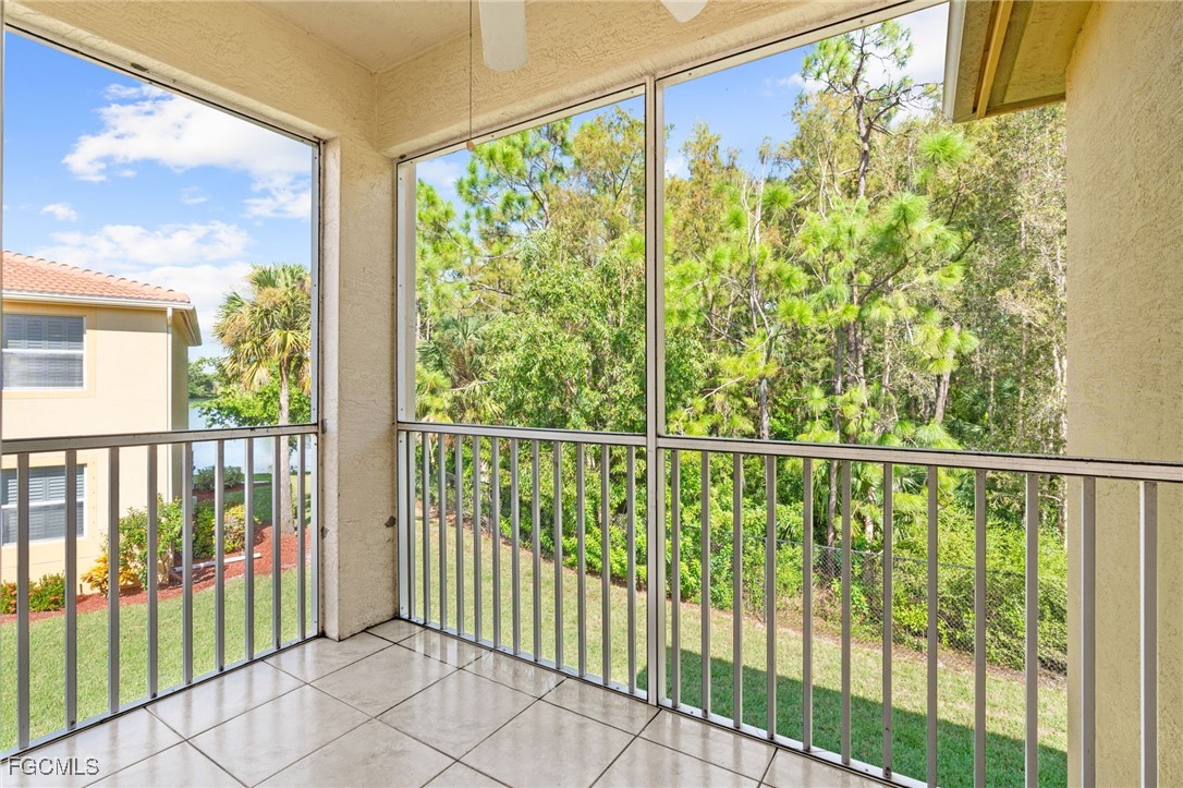 4191 Bellasol Circle, Unit 521 Fort Myers, FL 33916 - Photo 18 of 22 a view of a balcony
