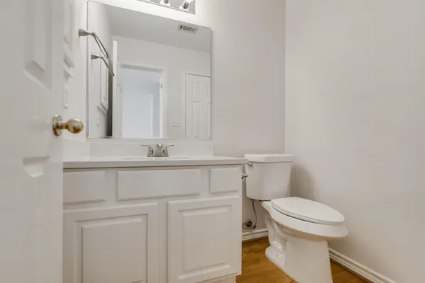 a view of small space with racks on the wall