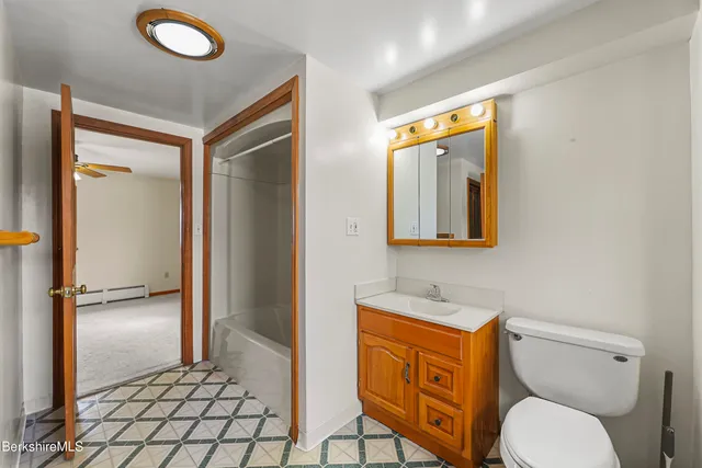 a view of a bathroom