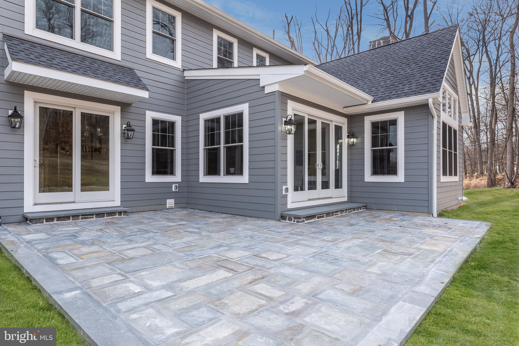 1675 Yellow Springs Road Malvern, PA 19355 - Photo 54 of 59 Exterior with Flagstone Patio (grass photo shopped