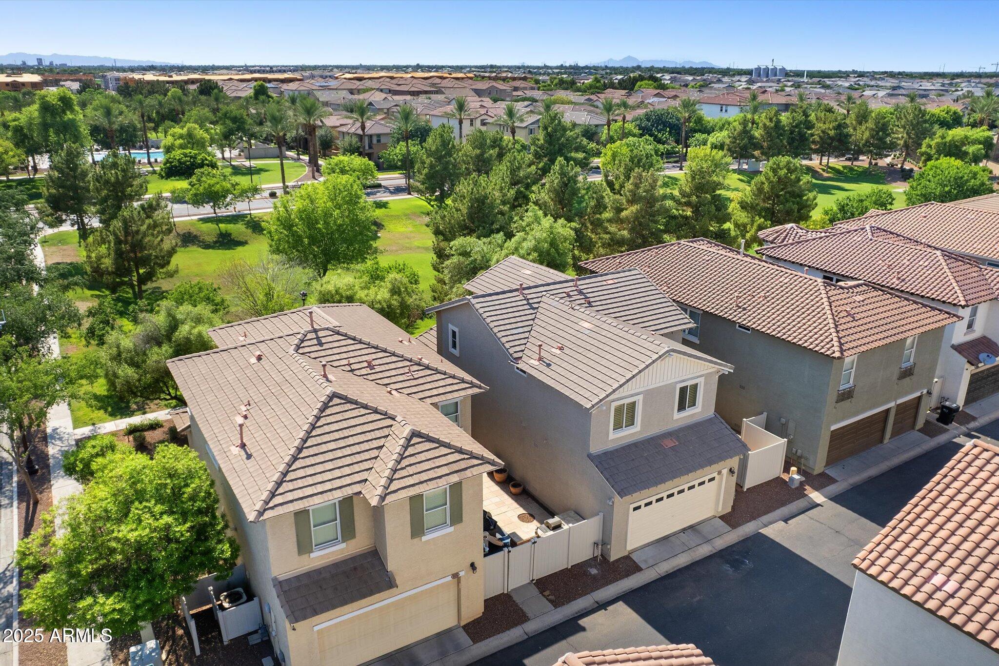 970 South Henry Lane Gilbert, AZ 85296 - Photo 50 of 51 an aerial view of a house with a yard