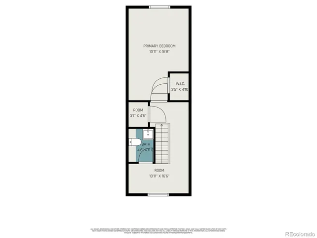 a view of a bench in a window