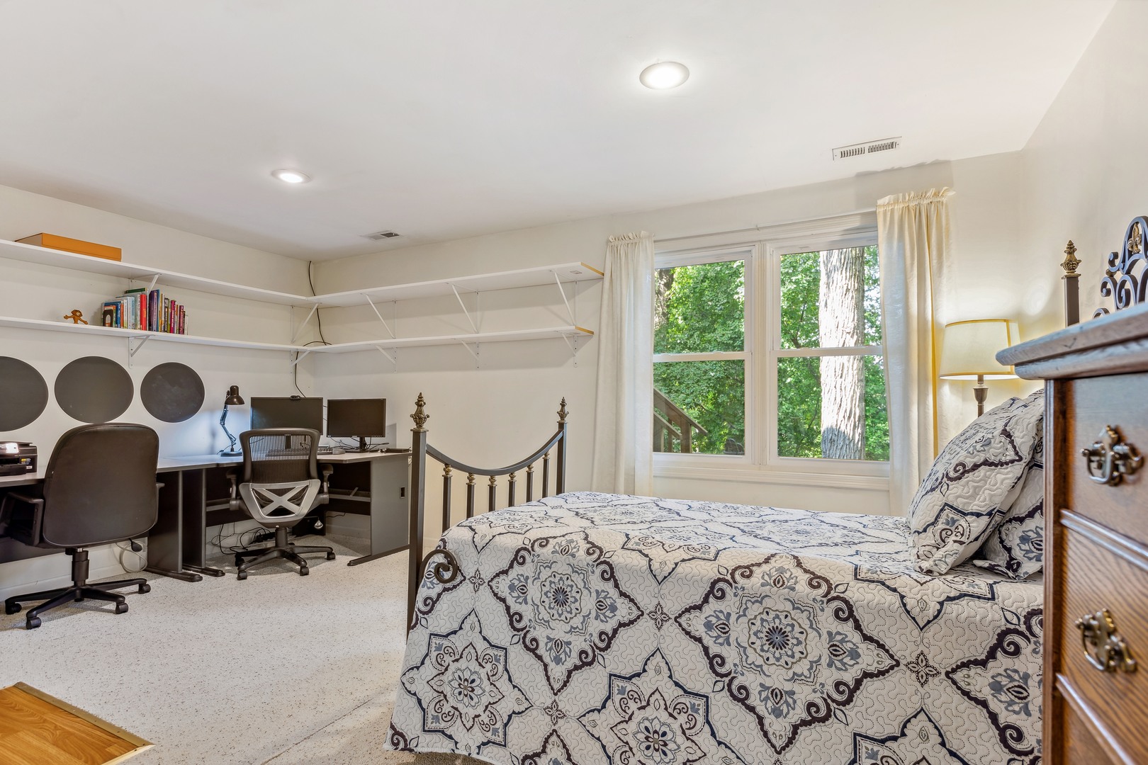 409 Hunters Way Fox River Grove, IL 60021 - Photo 18 of 22 a bedroom with furniture and a window