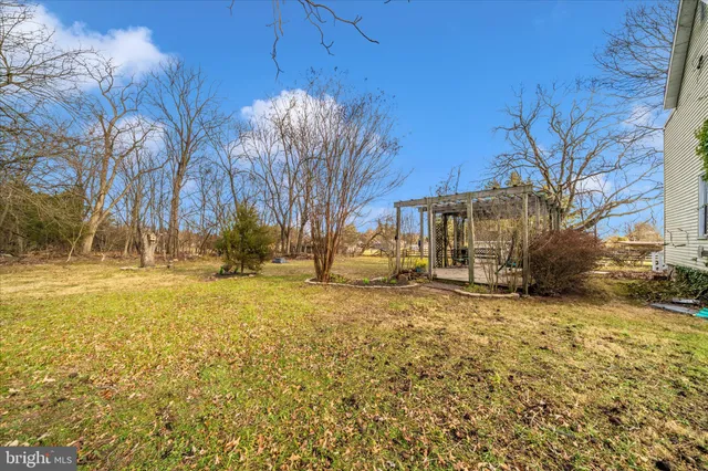 a view of a swimming pool with an outdoor space