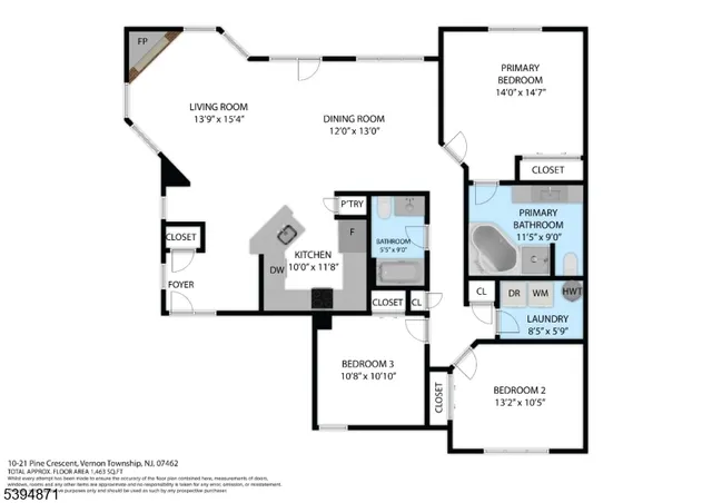 $439,900 | 10-11 Pine Crescent, Unit 21, Vernon, NJ 07462