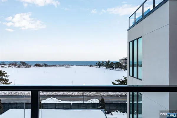 a view of sky from balcony