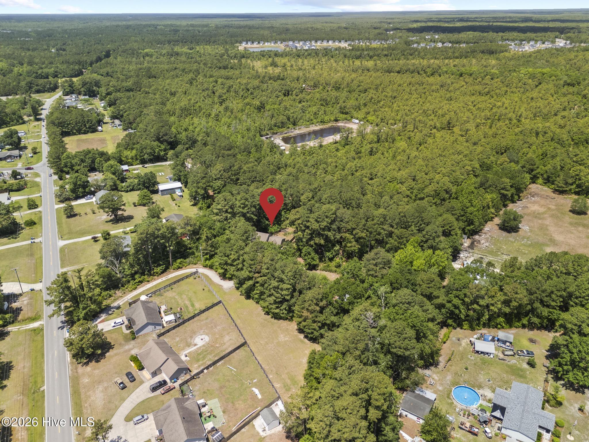 525 Old Folkstone Road Holly Ridge, NC 28445 - Photo 34 of 45 Aerial 3