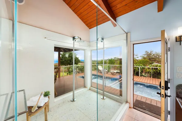 a room with natural light