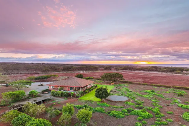 a view of an outdoor space with mountain view