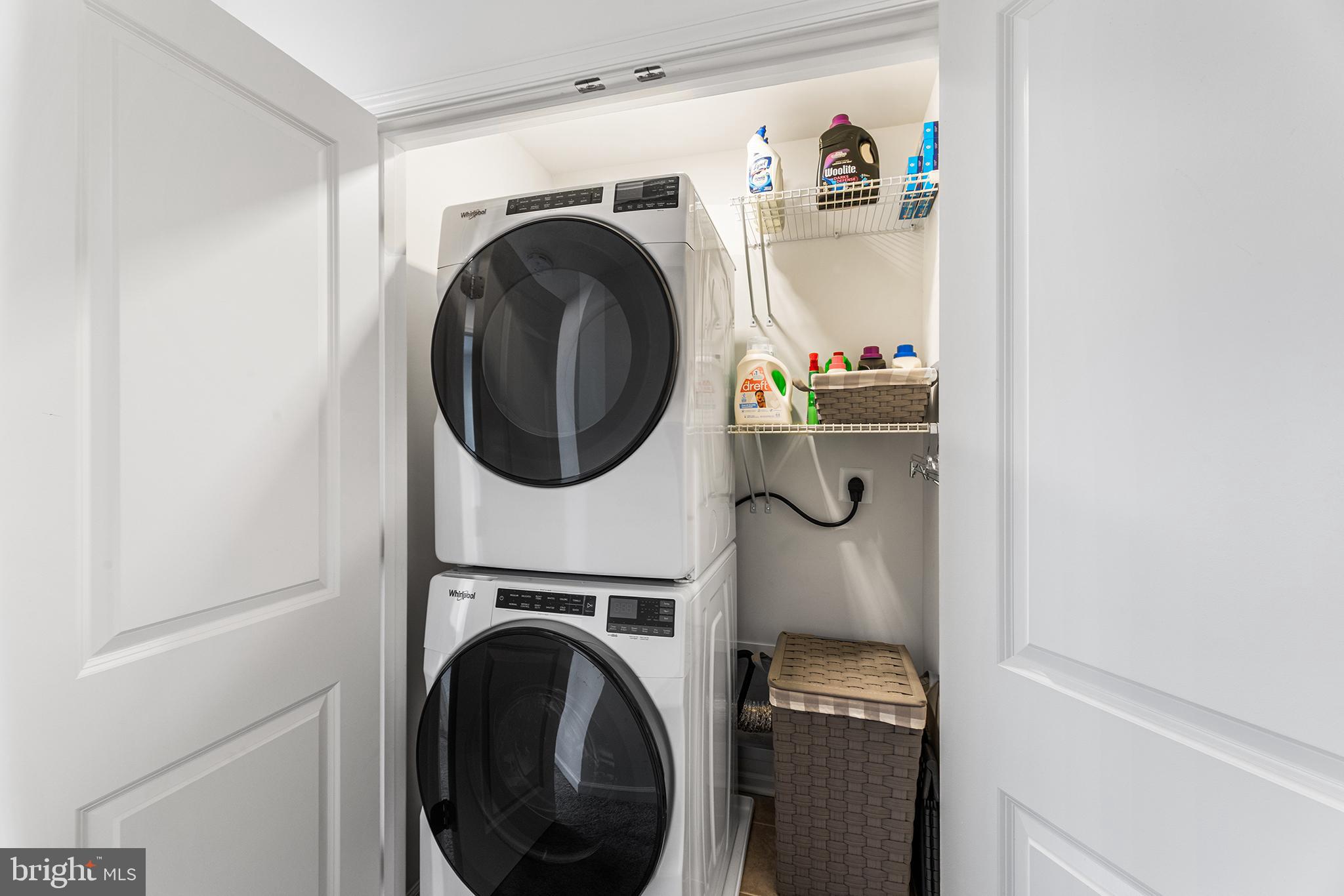 520 Marshy Cove, Unit 163 Cambridge, MD 21613 - Photo 32 of 42 a utility room with dryer and washer