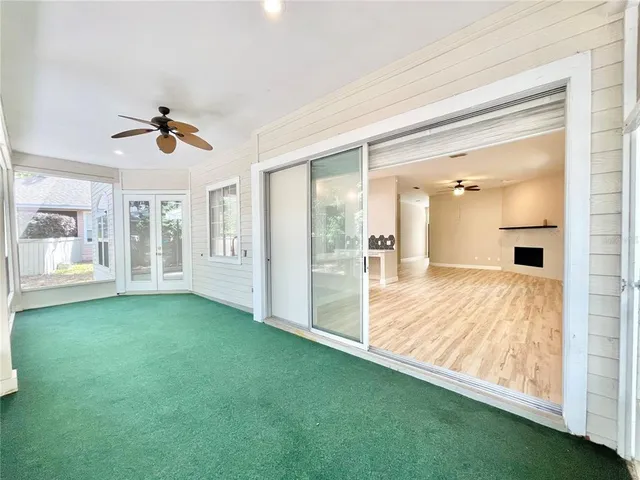 a house with trees in front of it