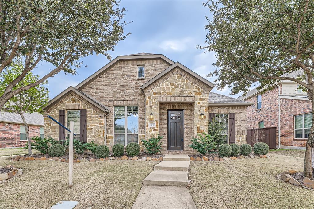 919 Cougar Drive Allen, TX 75013 - Photo 1 of 1 a front view of a house with a porch