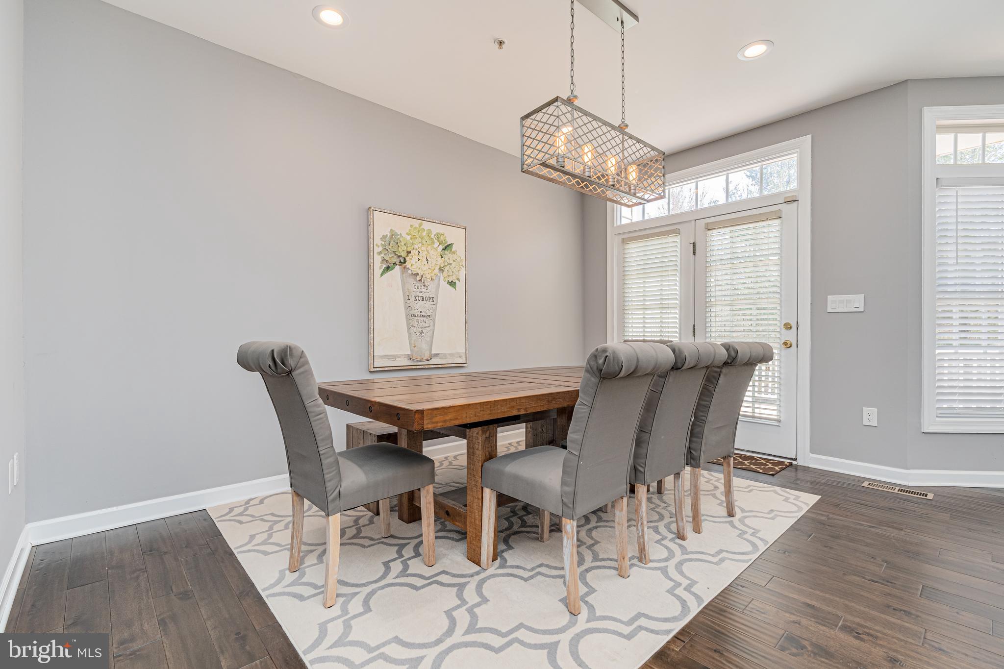 10819 Wadsworth Road Woodstock, MD 21163 - Photo 15 of 52 Cozy Dining area, Atrium door to large deck