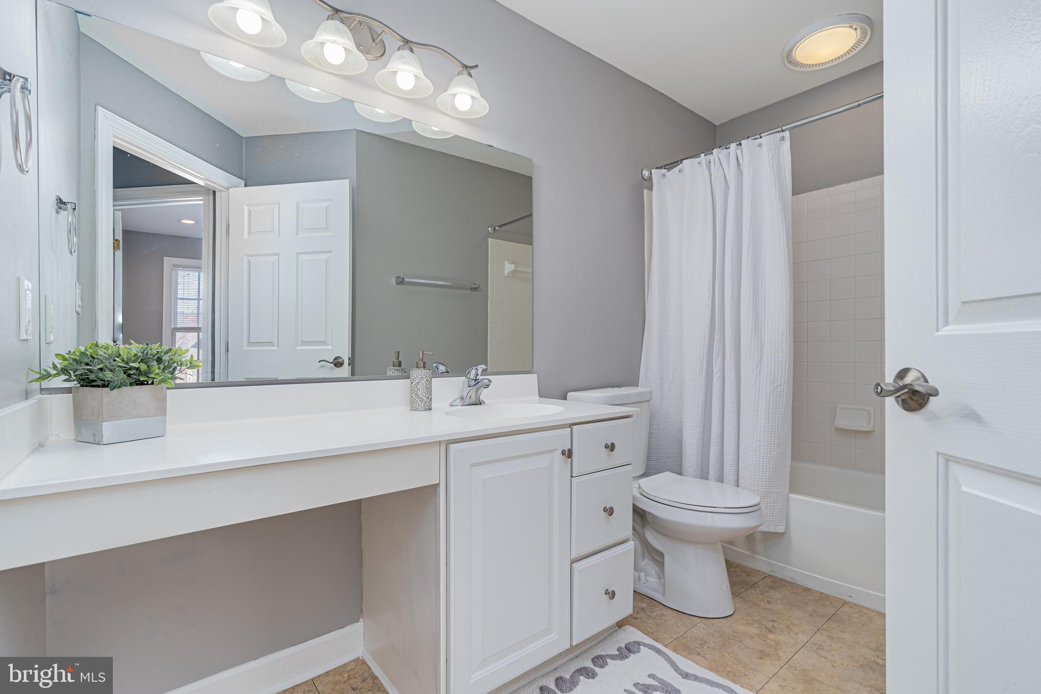 10819 Wadsworth Road Woodstock, MD 21163 - Photo 38 of 52 the 2nd full Bath w/ceramic floor tiles