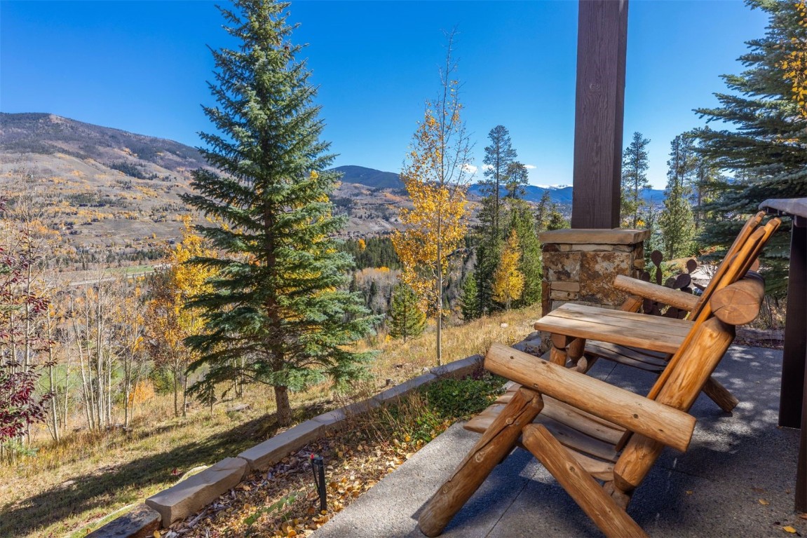 1330 Golden Eagle Road Silverthorne, CO 80498 - Photo 31 of 41 a view of a balcony with chairs