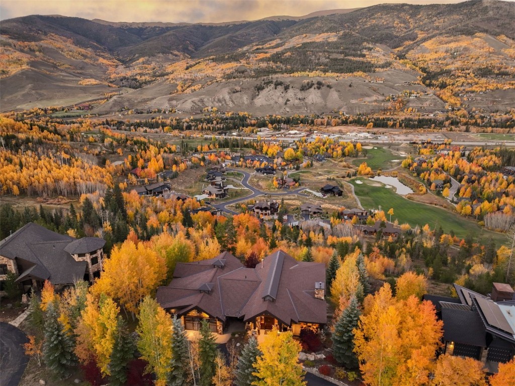 1330 Golden Eagle Road Silverthorne, CO 80498 - Photo 41 of 41 an aerial view of residential houses and lake view