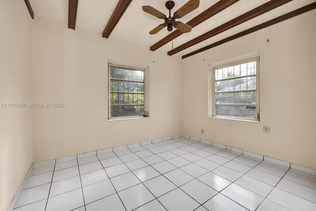 a view of an empty room