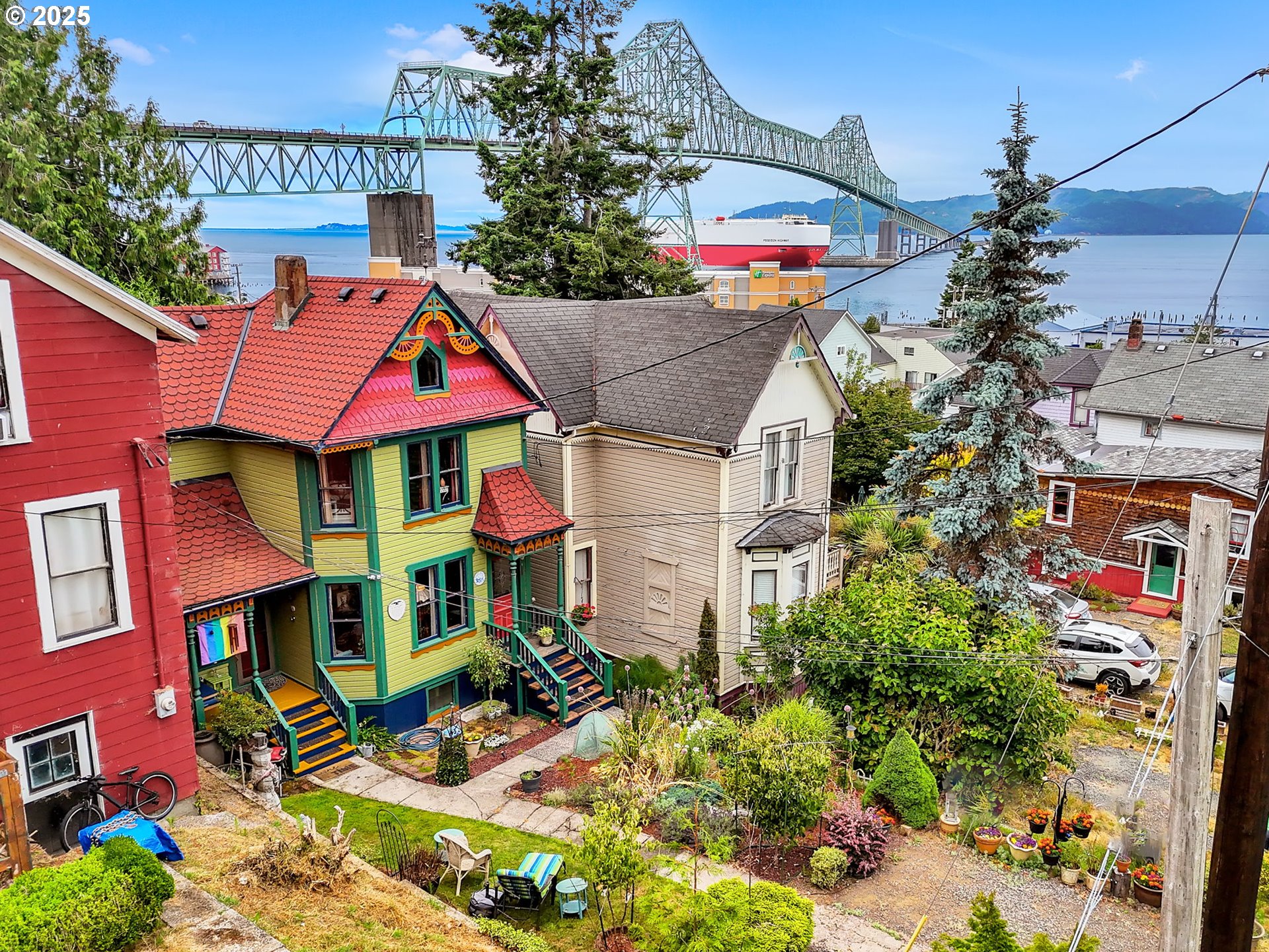 143 Washington Street Astoria, OR 97103 - Photo 2 of 45 an aerial view of a house