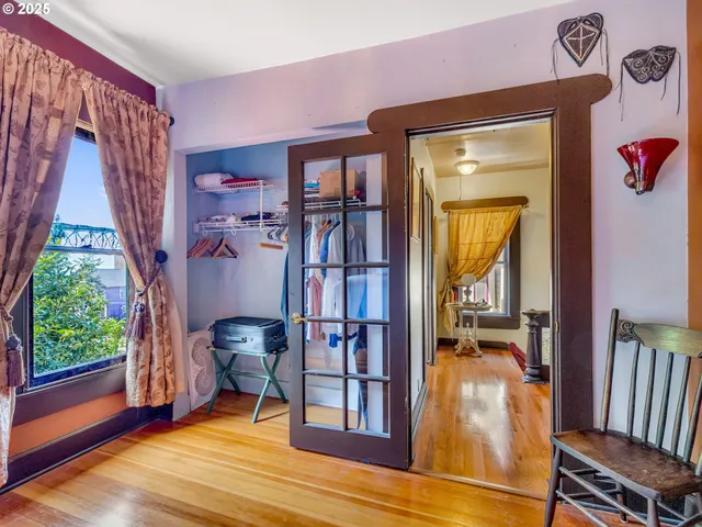 a view of a house with roof deck