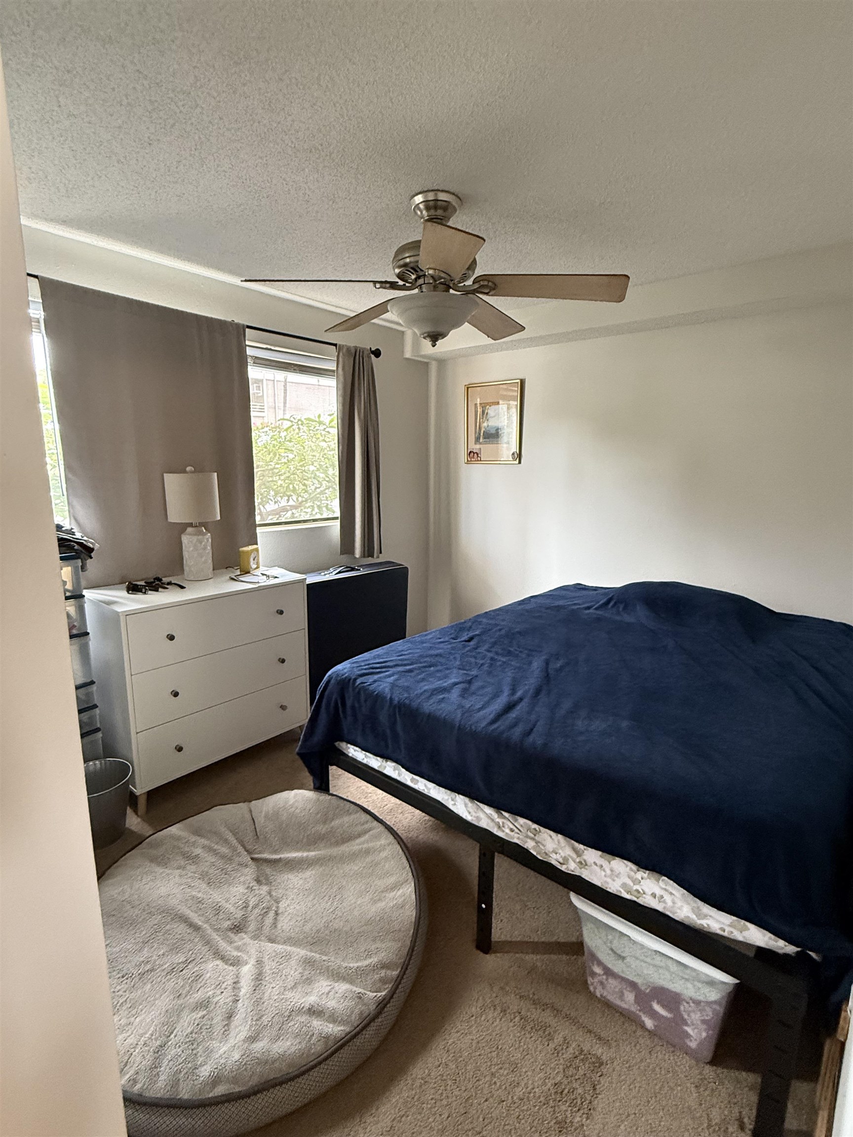 2747 South Kihei Road, Unit A101 Kihei, HI 96753 - Photo 8 of 14 a bedroom with a bed and a chandelier