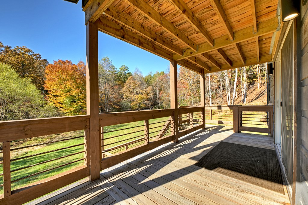 89 High Mdws Drive Morganton, GA 30560 - Photo 26 of 63 a view of a balcony with wooden floor