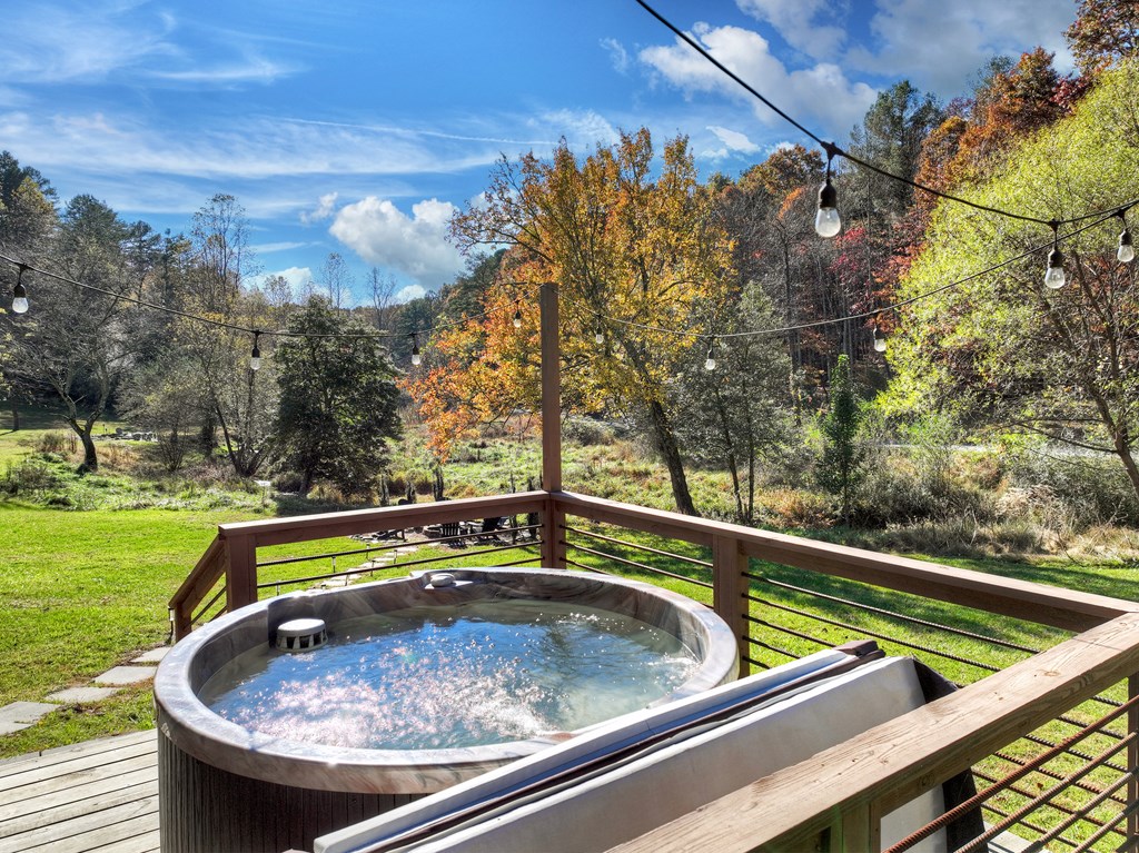 89 High Mdws Drive Morganton, GA 30560 - Photo 54 of 63 a view of small pool and trees in the background