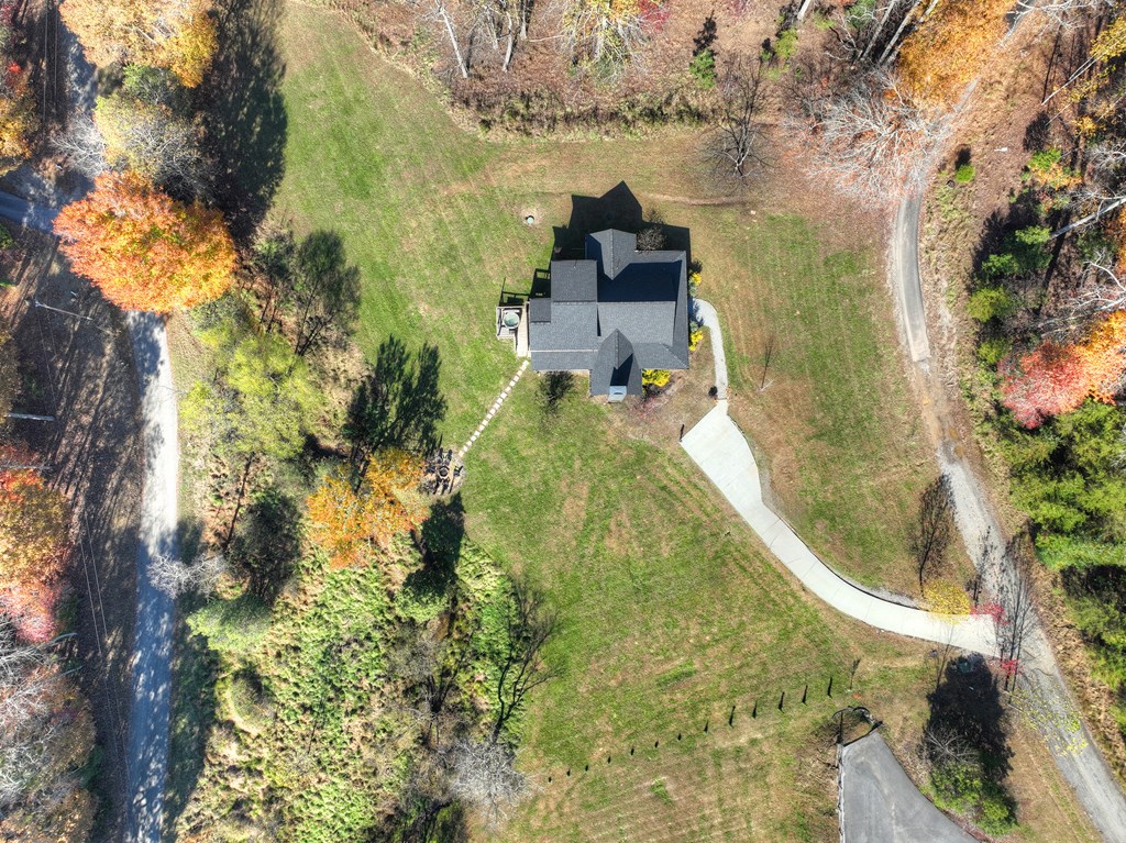 89 High Mdws Drive Morganton, GA 30560 - Photo 60 of 63 a aerial view of a house with a yard