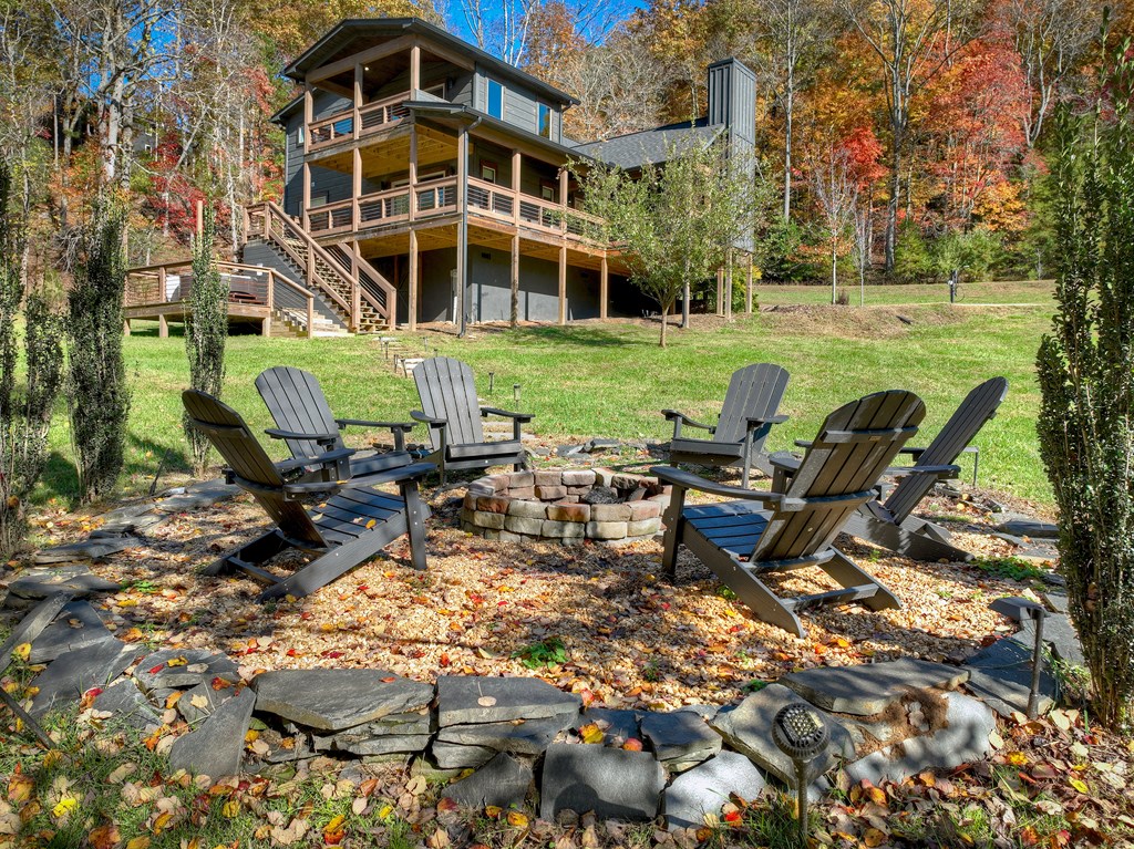 89 High Mdws Drive Morganton, GA 30560 - Photo 7 of 63 a view of a building with garden and sitting area