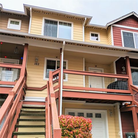 a front view of a house with a balcony
