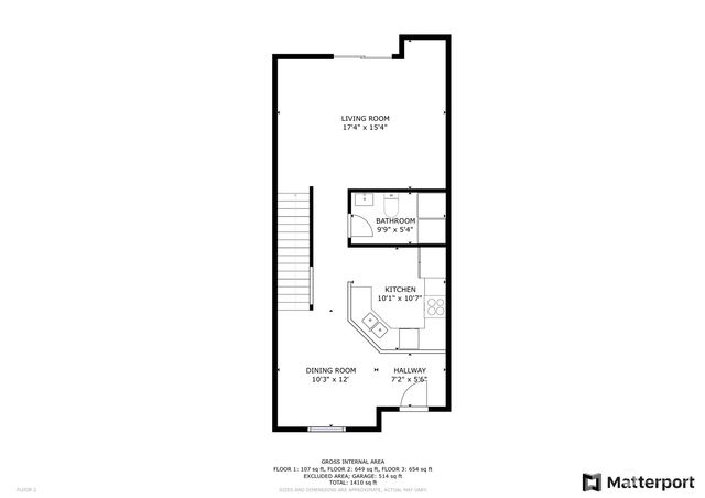 a picture of a bench in front of a wall