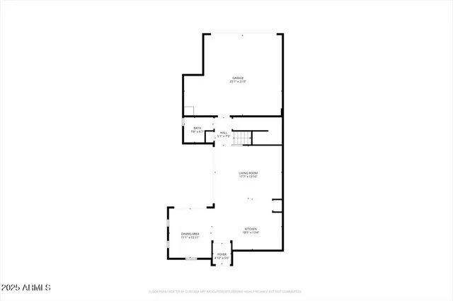 a view of empty room