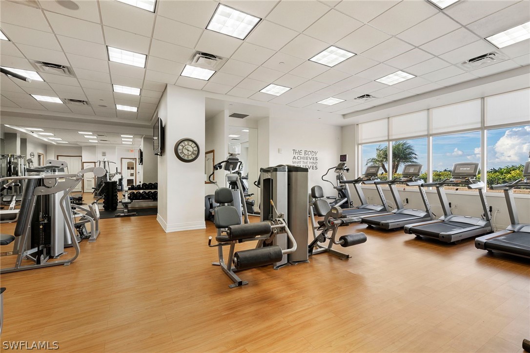 2104 West First Street, Unit 1404 Fort Myers, FL 33901 - Photo 28 of 30 a view of a room with gym equipment