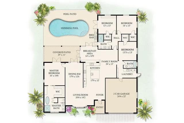 $4,700,000 | 2177 Areca Palm Road, Boca Raton, FL 33432