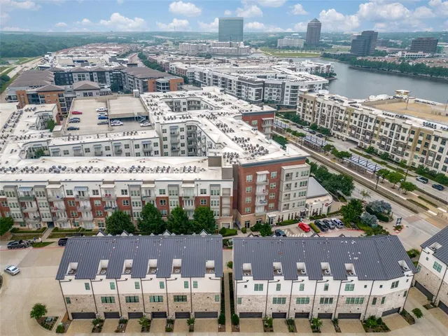 a view of a city with tall buildings