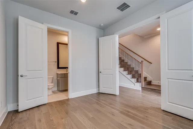 wooden floor in an empty room
